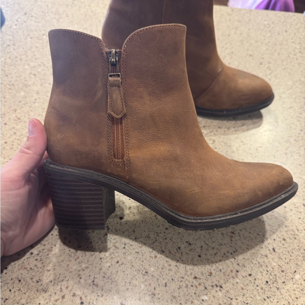 Clark’s Brown Leather Ankle Boots